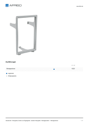 AFRISO_DATENBLATT_MONTAGERAHMEN_P32012_DEU_CHE.PDF