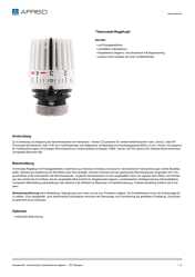 AFRISO_DATENBLATT_THERMOSTAT-REGELKOPF_323-GAMPPER_P39278_DEU_CHE.PDF