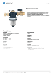 AFRISO_DATENBLATT_MAGNETSCHLAMMABSCHEIDER_ADS-110_P79205_DEU_CHE.PDF