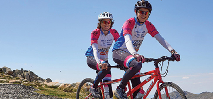 Tandem Ride Raises Funds for Teen Girls