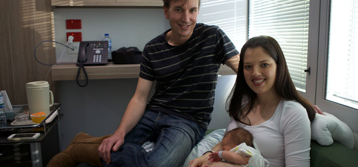 First Baby Born in New San Building