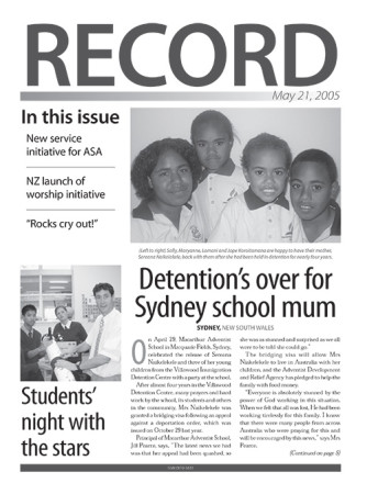 21 MAY 2005