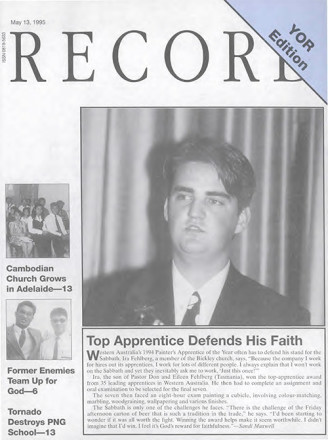 13 MAY 1995