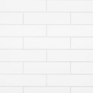 Sahara 3" x 12" Matte Porcelain Tile in White