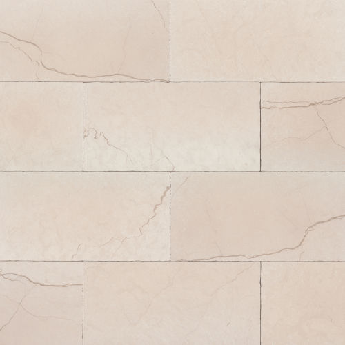 Suave Tumbled 12" X 24" Marble Tile in Lynx