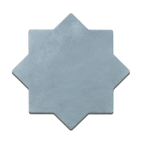 Barely There 6 1/2" x 6 1/2" Matte Star Tile in Just a Dew Drops
