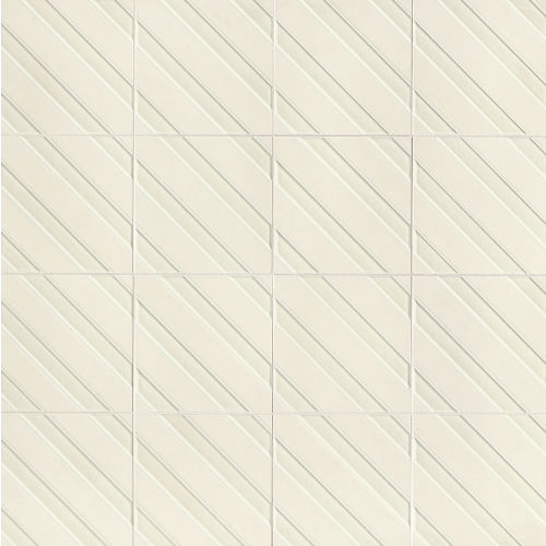 Feel 8" x 8" The Multi-tasker Porcelain Tile in Pure White