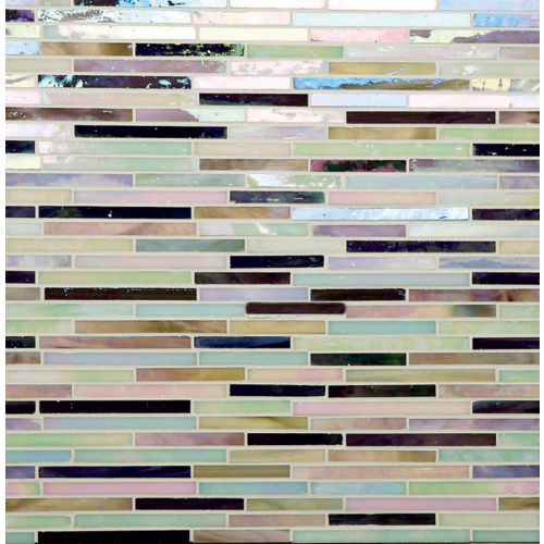 Gigi's Groovy Glass Stix Mosaic in Moody Blues Iridescent