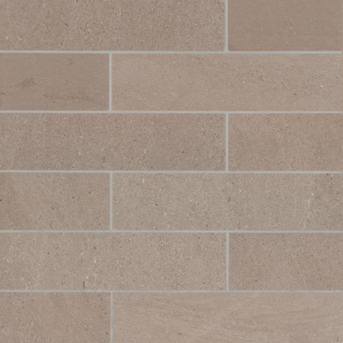 Suave Due 4" x 16" Smooth Finish Marble Tile in Volpe