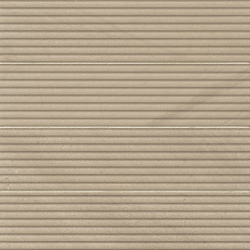 Suave Due 4" x 16" Gessato Texture Marble Tile in Volpe