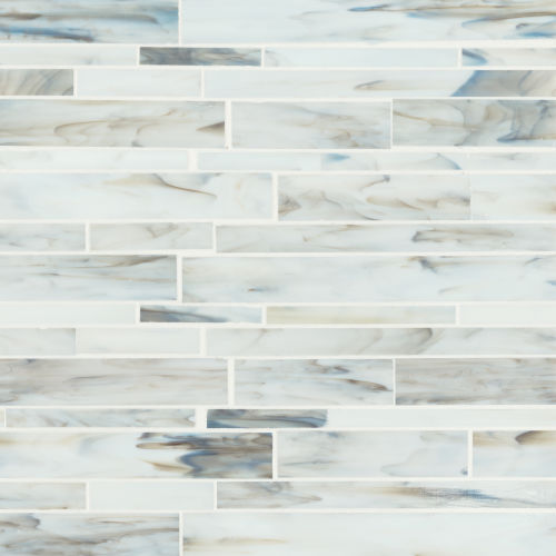 Catwalk Glass Mosaic in Smokey Stiletto