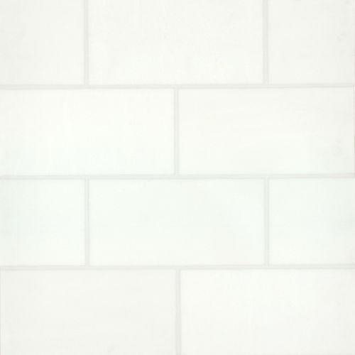 Vanity 6" x 12" Honed Marble Tile in Thassos White