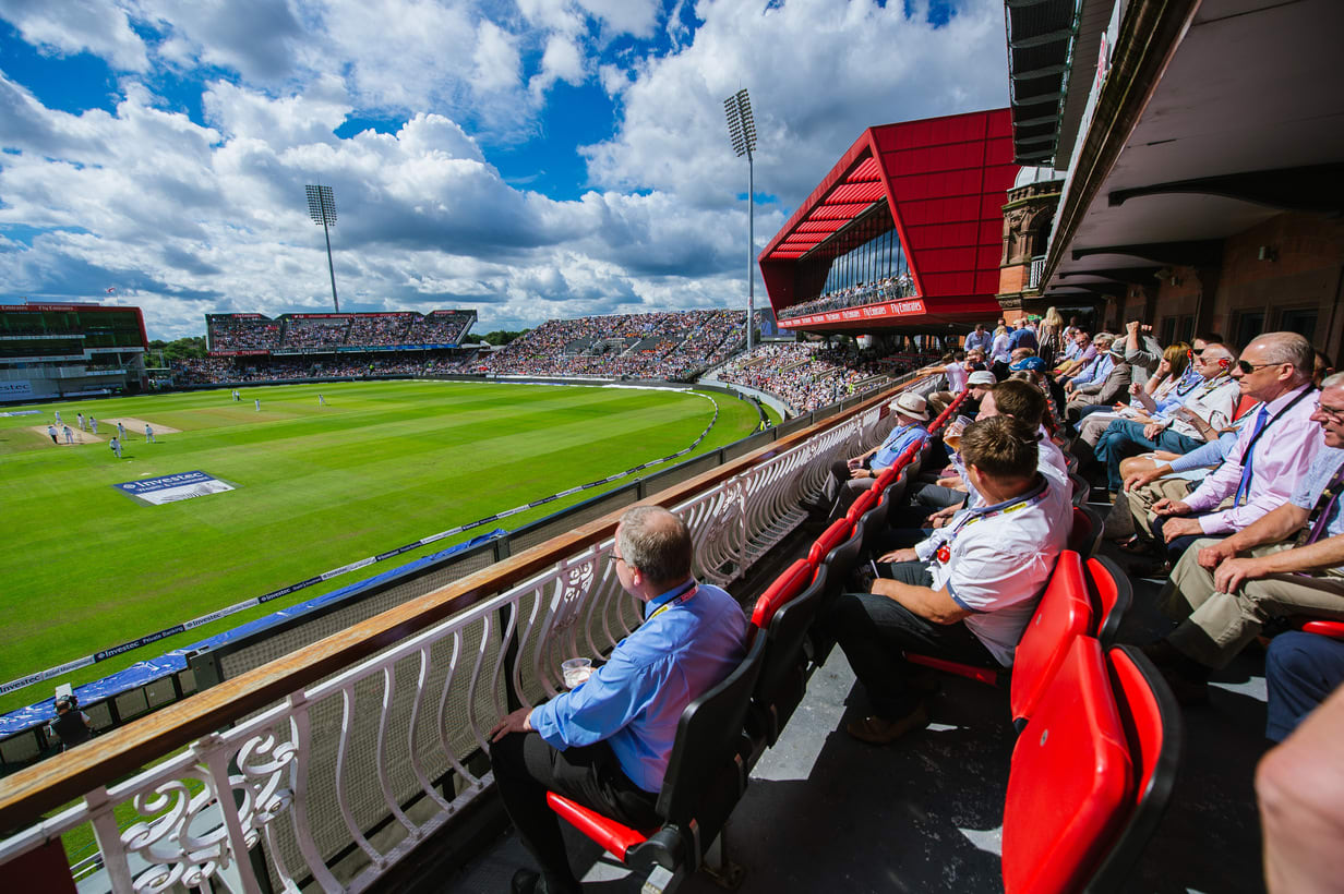 Legends Lounge hospitality seats at Emirates Old Trafford