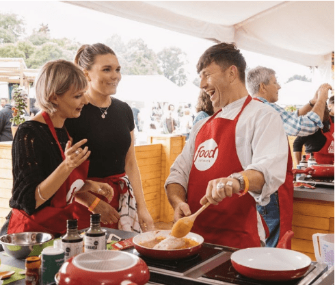 Live cooking at Taste of London
