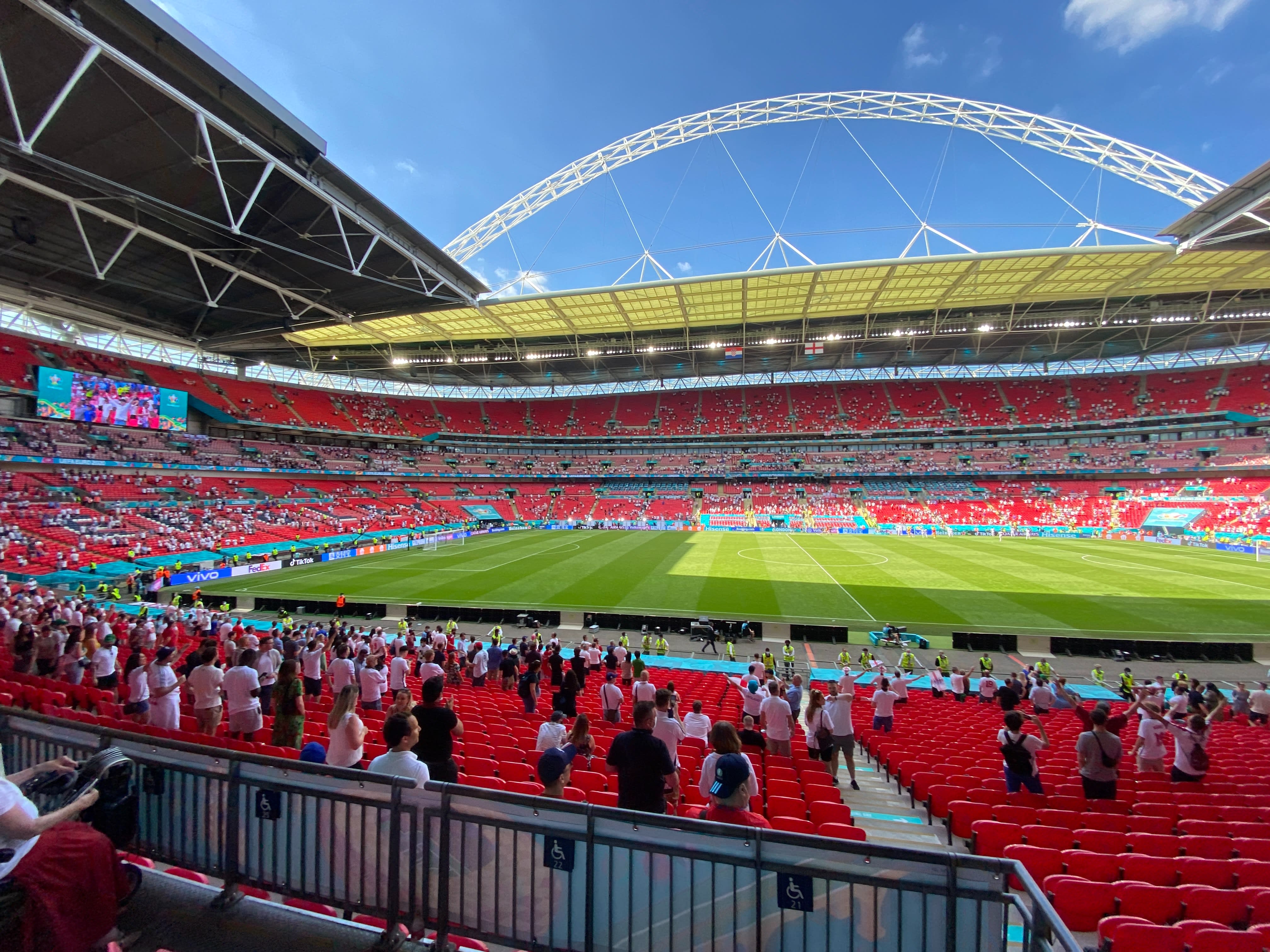 Wembley Stadium football pitch