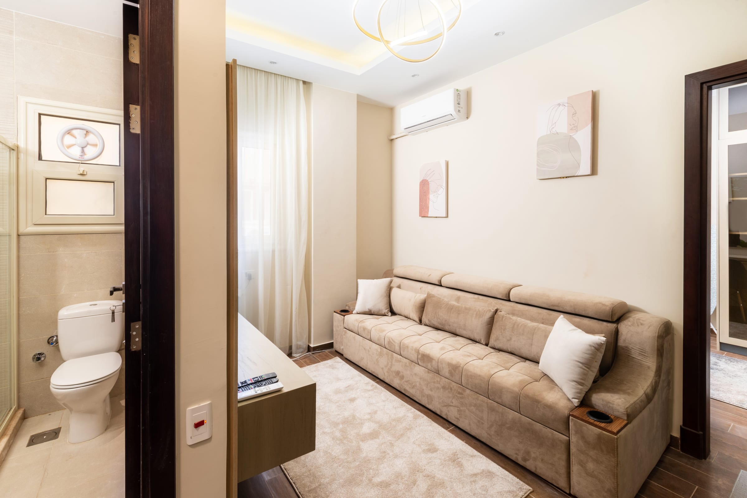 The Serene Suite | A Rooftop Studio @ New Cairo — Studio in Villa 68 Ahmed Shawqi st, Cairo, Cairo, Egypt — photo 5