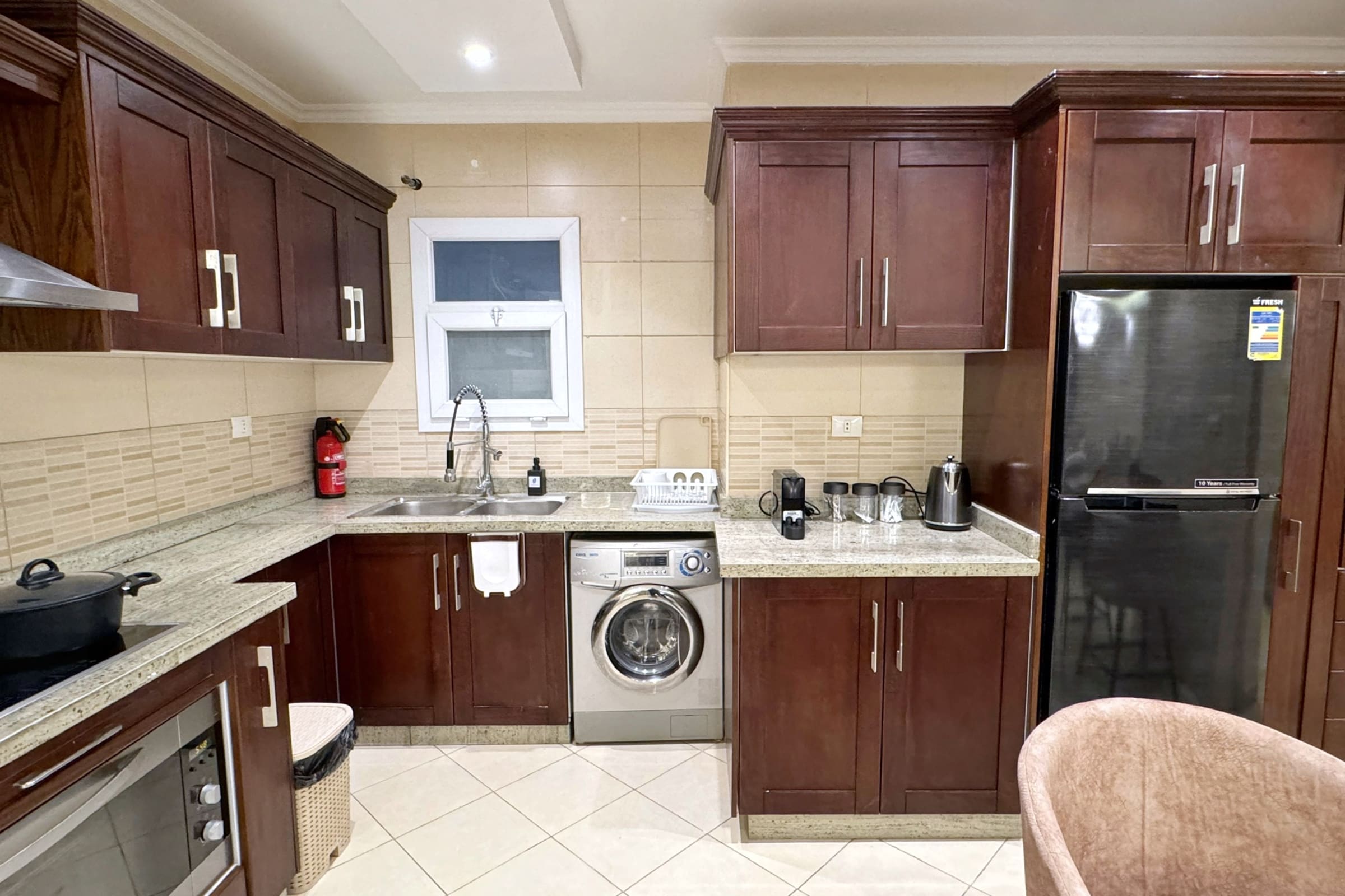 Calm & Classy 2BR - 5 min to Airport — Apartment in Plot 1258 El-Nasr Rd, Sheraton Al Matar, El Nozha, Cairo Governorate 11799, Egypt, Cairo, Egypt — photo 8
