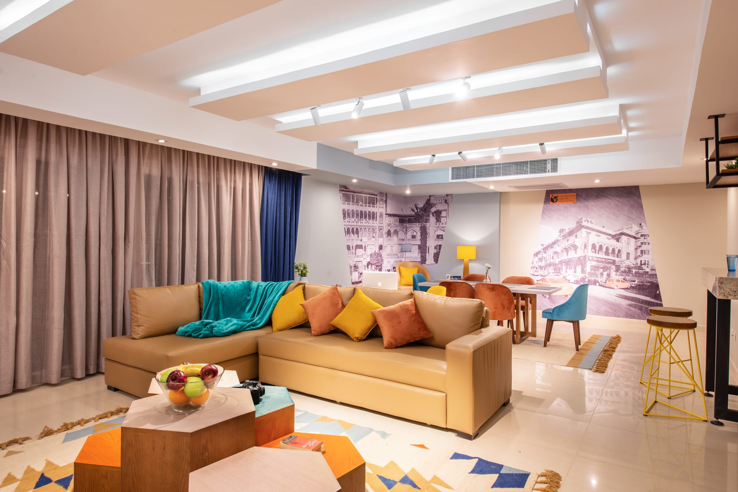 Posh & Panoramic 2BDR Apt. | 5 Min To Airport — Unit in Ocean Blue Heliopolis, Building number 1, Apartment 201, Cairo, Egypt — photo 5