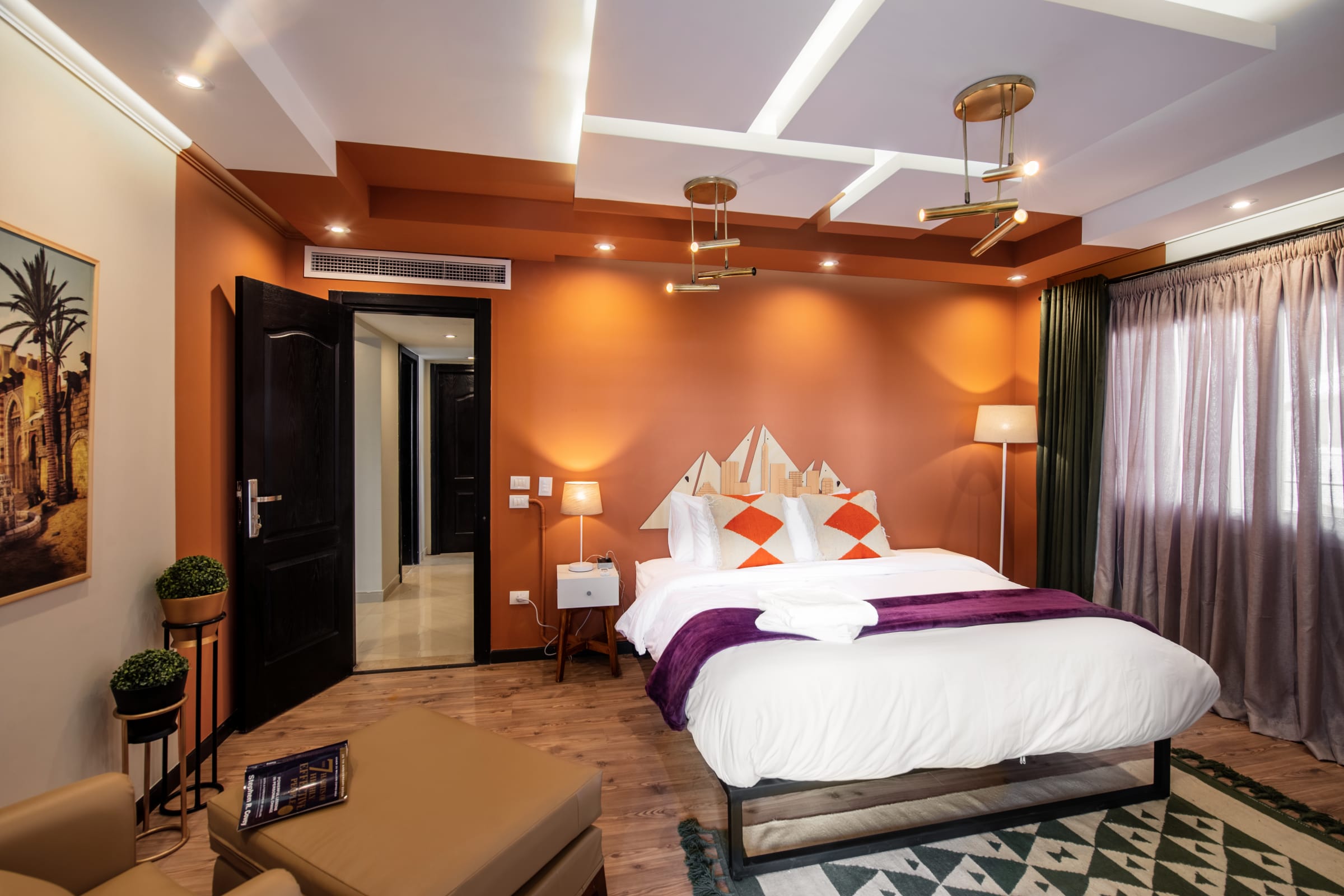 Posh & Panoramic 2BDR Apt. | 5 Min To Airport — Unit in Ocean Blue Heliopolis, Building number 1, Apartment 201, Cairo, Egypt — photo 2