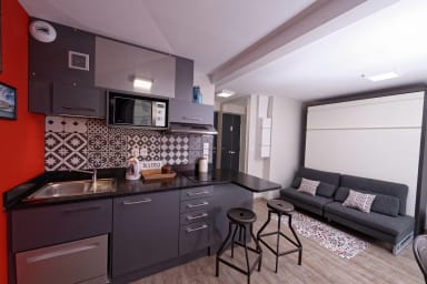 studio appart-hôtel neuf côté Saône à la gare de la part Dieu