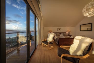 Bedroom with amazing views