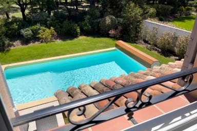 vue de la chambre bleue