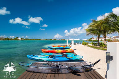 Kayaks and paddleboards are shared with 3 neighbors in the community.