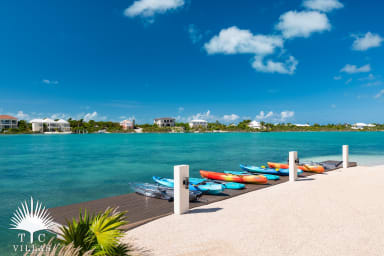 Kayaks and paddleboards are shared with 3 neighbors in the community.