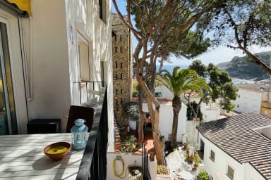 Tamariu Roca Rubia 1- cozy, terrace and balcony with views of the sea/villa