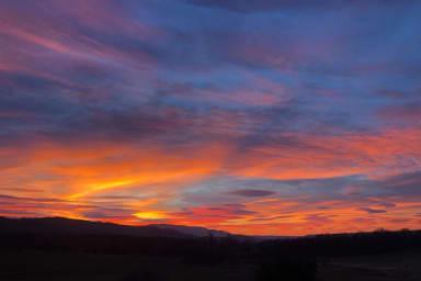Couché de soleil depuis le loft / Sunset from the loft