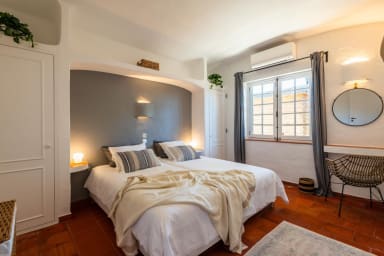 Second bedroom with luxury bed, aircon and separate bathroom