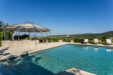 Panoramic view for this rental in Bonnieux