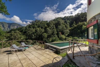 swimming pool and view to the property