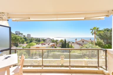 1-Br. apartment, calm, sea view, pool and parking garage