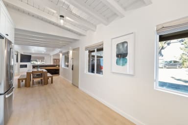 Spacious living and dining room