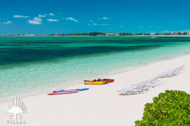 Enjoy kayaking on Grace Bay Beach.