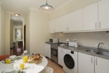 kitchen and dining area