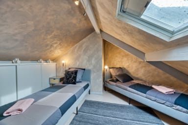 Chambre avec lits