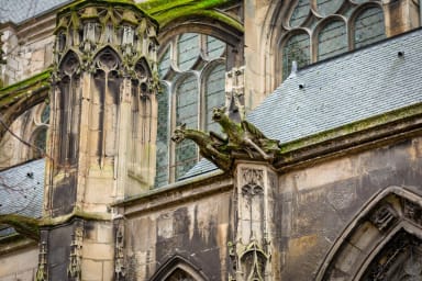 Vue sur les clochers de Rouen