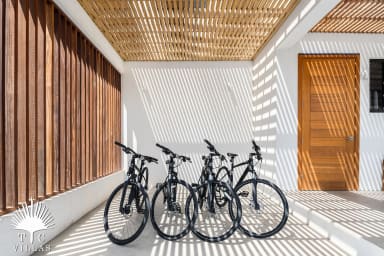 Bikes are shared with three other villas.
