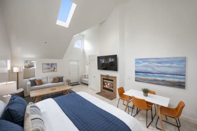 Cozy king-size bedroom for restful nights