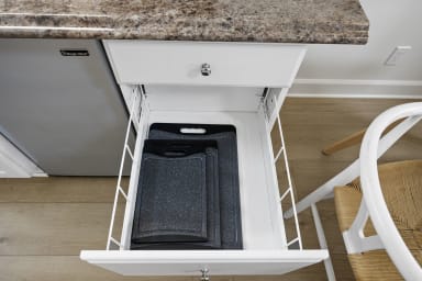 Well-equipped kitchen featuring all necessary tools for your meals