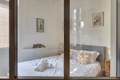 Chambre séparée par verrière