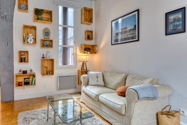 Salon décoré avec goût