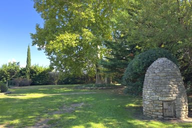 The garden with the magnificent plane tree