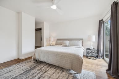 Master bedroom with attached on suite bathroom.