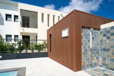 Plan au sol de Apartment en location saisonnière à Saint-Francois en Guadeloupe  