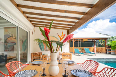 Photo de Villa en location saisonnière à Saint-Francois en Guadeloupe 