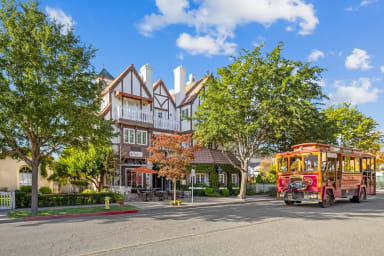 Experience European-style architecture in the heart of Solvang.