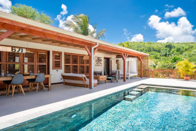 Photo de Villa en location saisonnière à Marie-Galante en Guadeloupe 